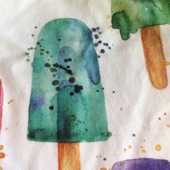 Baby Leggings Pants Popsicles Pattern Summer Fun Size 0-3 Months - Picture 3 of 4